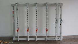 Lécbetétes bútorlap ragasztó prés CRAFTDREW PSK a PSW 2000 | Asztalosipari gépek | Faipari gép | JAKMET sp. z o.o.