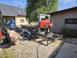 Rönkvágó szalagfűrész TP-600 mobilní , | Fűrészüzemi gépek | Faipari gép | Drekos Made s.r.o
