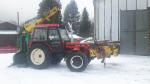 Erdészeti csörlő kábeldaru LARIX 550 s traktorem 7745 |  Erdészeti technika | Faipari gép | Vlastimil Chrudina