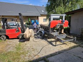 Rönkvágó szalagfűrész Drekos made TP-600 mobilní , |  Fűrészüzemi gépek | Faipari gép | Drekos Made s.r.o