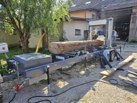 Rönkvágó szalagfűrész Drekos made TP-600 mobilní , |  Fűrészüzemi gépek | Faipari gép | Drekos Made s.r.o